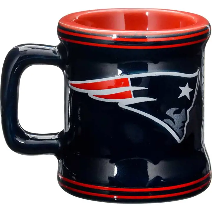 Mini-mug sculpté PATRIOTS - 2 oz.