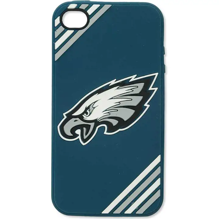 ÉTUI IPHONE 4 EAGLES EN SILICONE AVEC LOGO