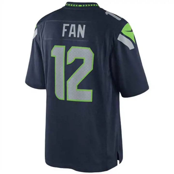 SEAHAWKS Maillot de football américain enfant Fan #12 bleu