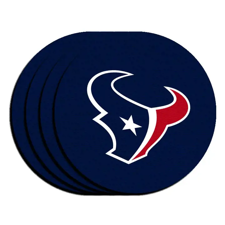 Sous-verres en néoprène Texans, lot de 4, marine