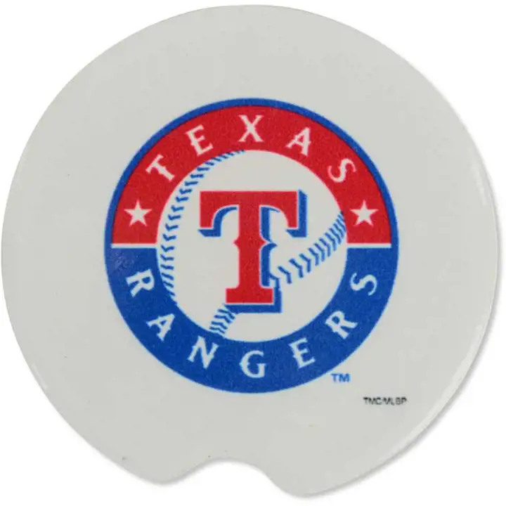 Sous-verres de voiture Texas Rangers, paquet de 2