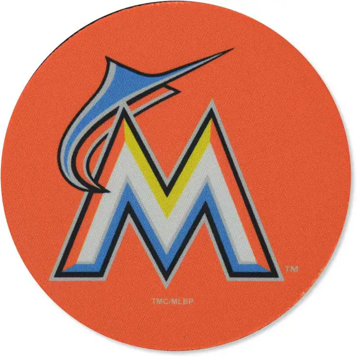 M Marlins Sous-verres en néoprène (lot de 4)