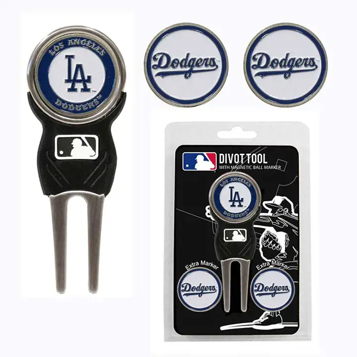 Outil de réparation de divots DODGERS avec marqueurs