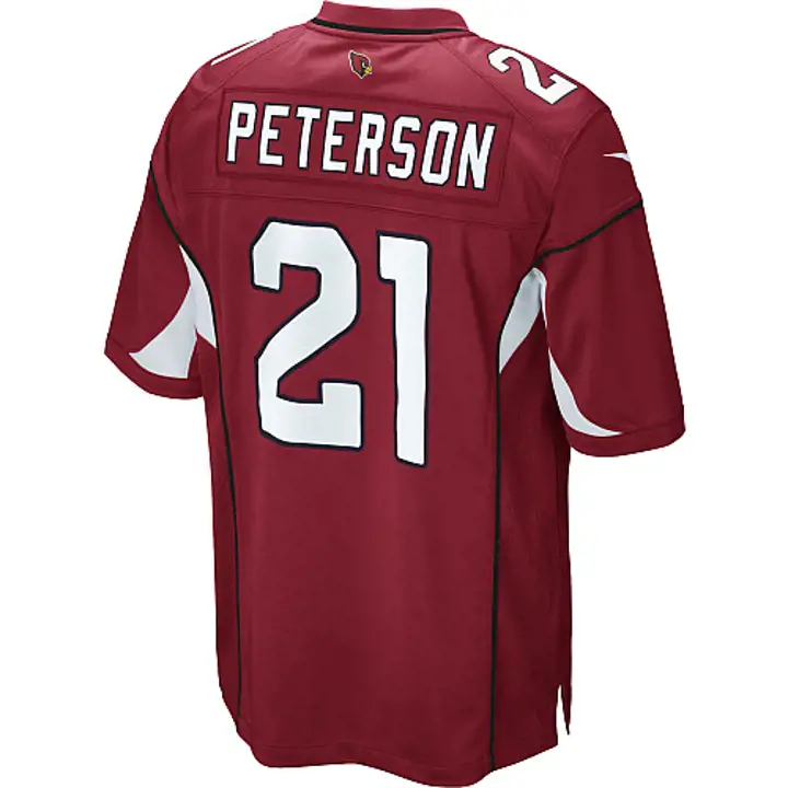 Maillot de match NFL AZ CARDS Peterson rouge
