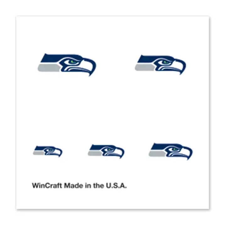 Tatouage d'ongle SEAHAWKS GAGNER