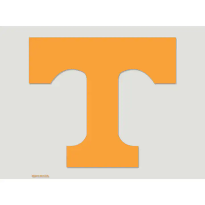 Autocollant découpé en forme de l'État du Tennessee 8x8 en couleur