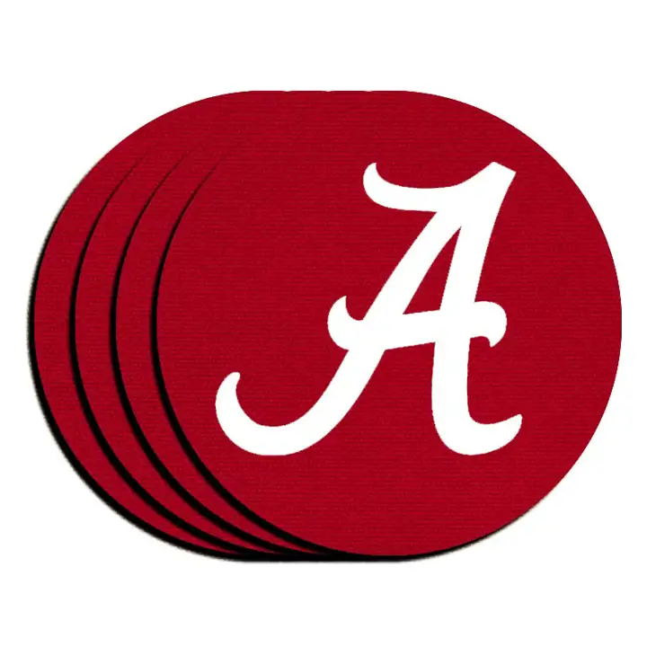 Lot de 4 sous-verres en néoprène Alabama