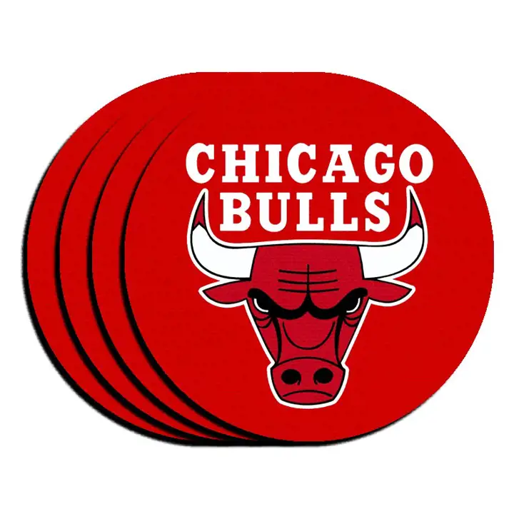 BULLS Lot de 4 sous-verres en néoprène