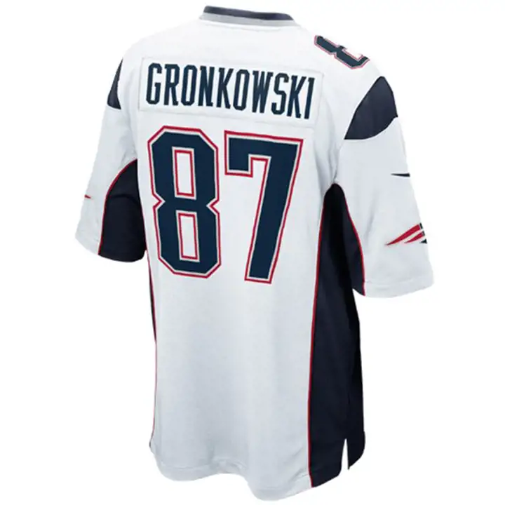 MAILLOT NFL PATRIOTS Gronkowski blanc