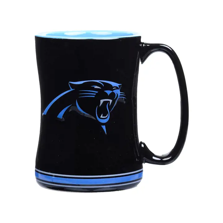 Mug en relief PANTHERS 41 cl bleu/noir