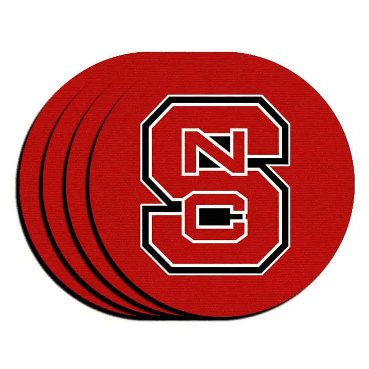 Jeu de 4 sous-verres en néoprène NC State