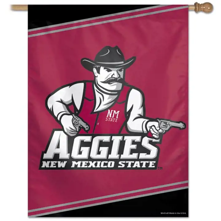 New Mex St 27x37 Vert. Flag