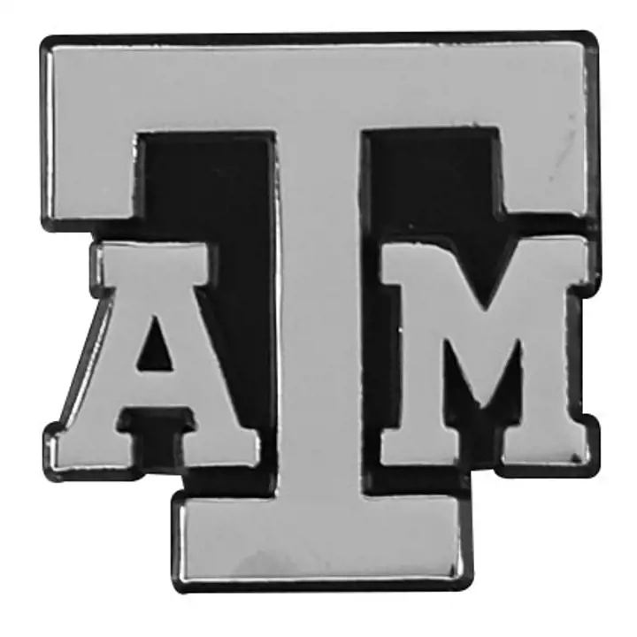Emblème métallique automobile Texas A&M blc