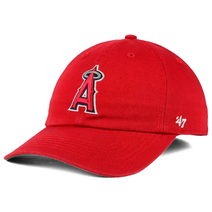 "ANGELS '47 Franchise On Field Replica \"A\" W/ HALO red"