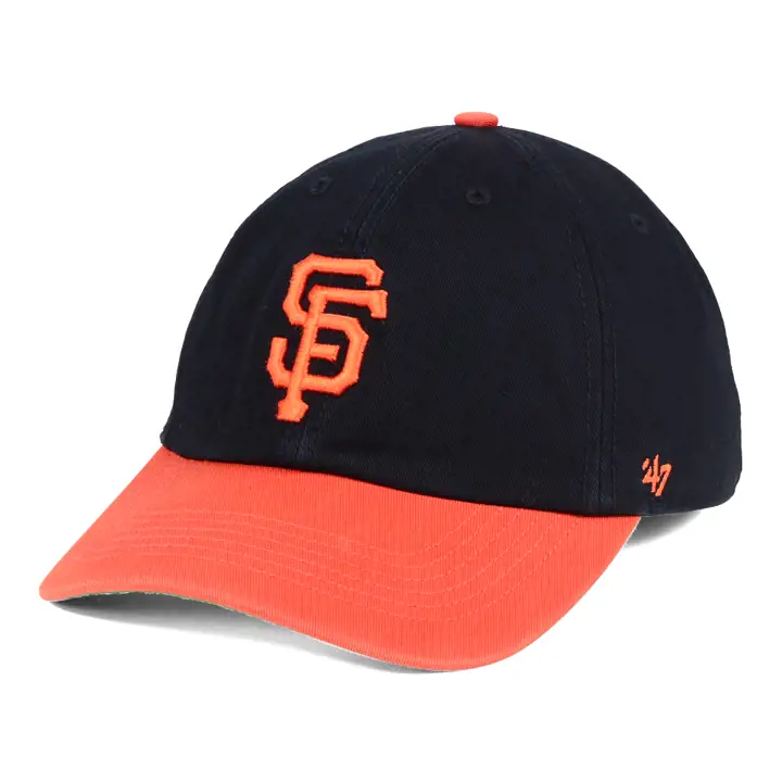 "CASQUETTE SF GIANTS '47 Franchise On Field Replica \"SF\" noir/orange"