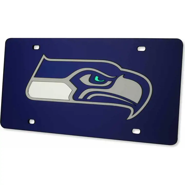 SEAHAWKS ACRYLIC LASER TAG marine