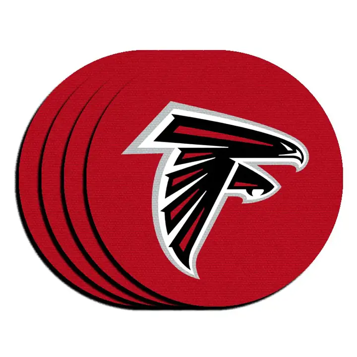 FALCONS Set de 4 sous-verres en néoprène