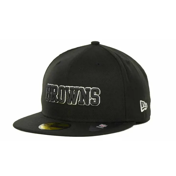 BROWNS NFL NOIR/BLANC 5950 noir