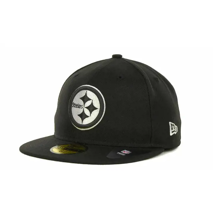 CASQUETTE STEELERS NFL NOIR/BLANC 5950 NOIR