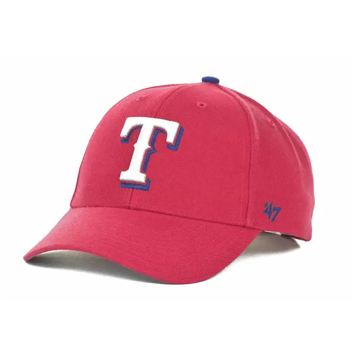"Casquette rouge des Texas Rangers MLB On Field Replica MVP « T »"
