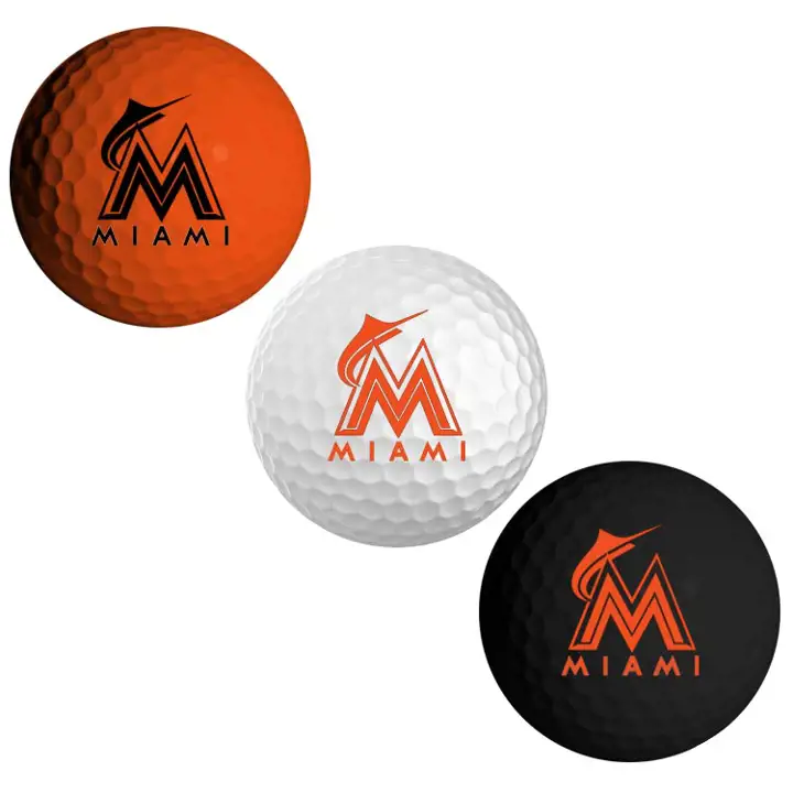 Lot de 3 balles de golf M Marlins