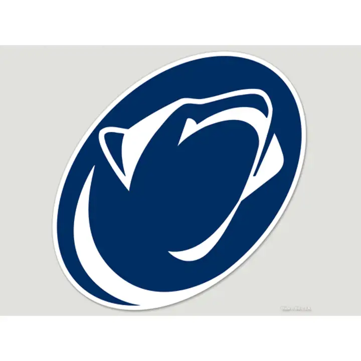 Autocollant voiture Penn State Nittany Lions 8x8