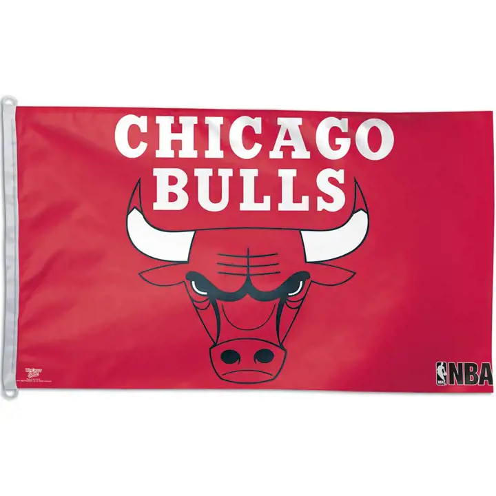 Drapeau 3x5 Chicago Bulls rouge