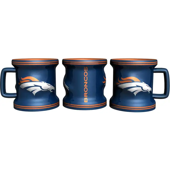 Mini-mug BRONCOS sculpté - 2 oz.