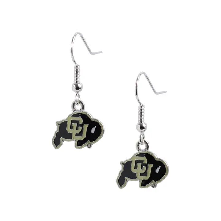 Boucles d'oreilles pendantes avec logo du Colorado Aminco