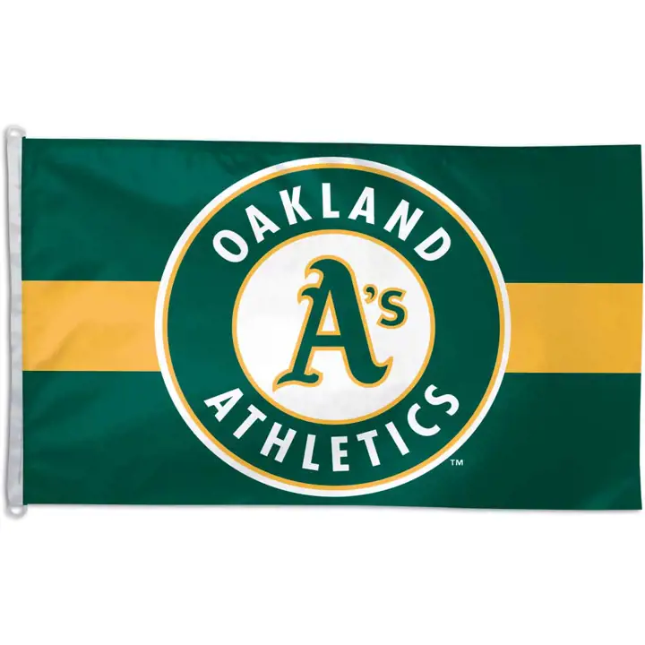 DRAPEAU A'S 3X5 GAGNER