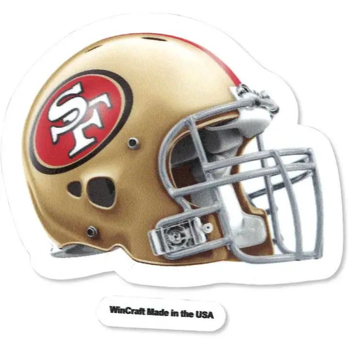 49ERS Autocollant Découpé 4x4 - Couleur CASQUE