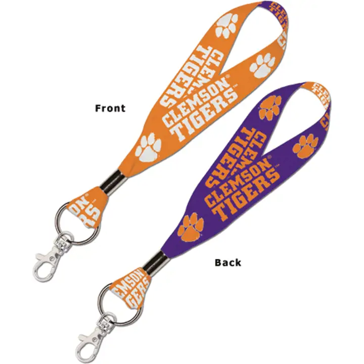 Porte-clés Clemson Tigers avec attache mousqueton
