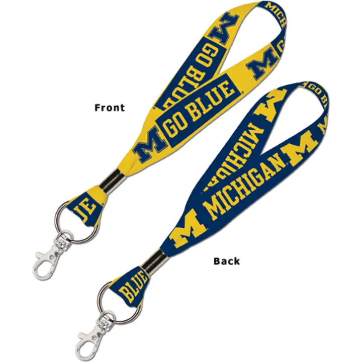 Keystrap des Michigan Wolverines avec bouton-pression Ast