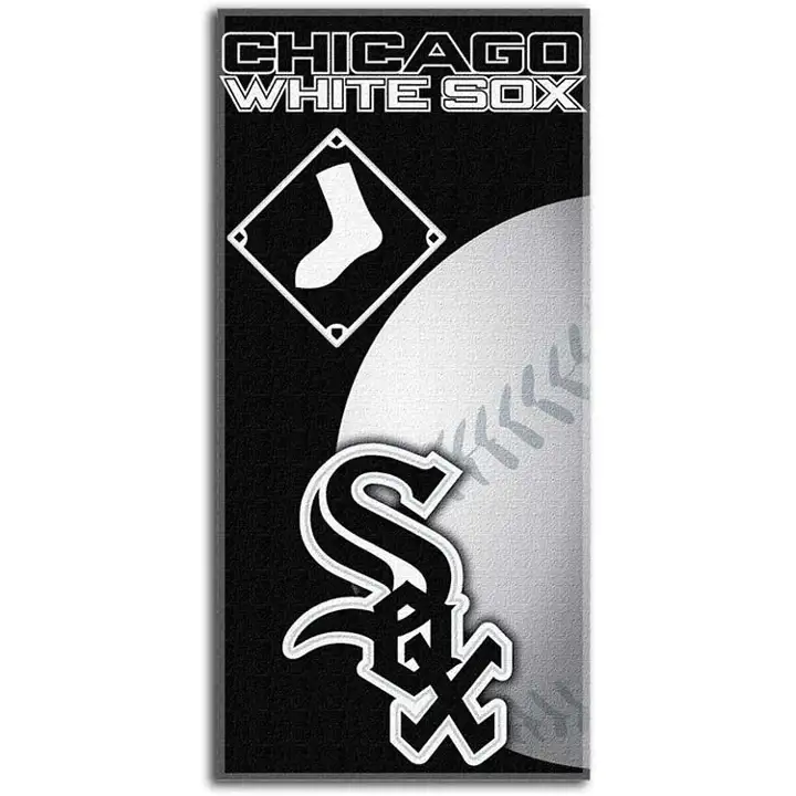 EMBLÈME de serviette de plage WHITE SOX