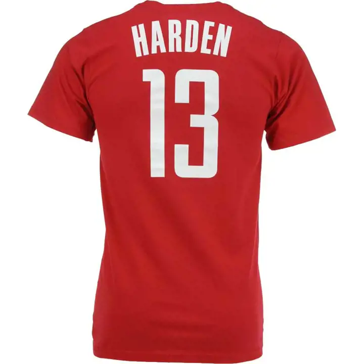 ROCKETS NBA Tee joueur Harden rouge