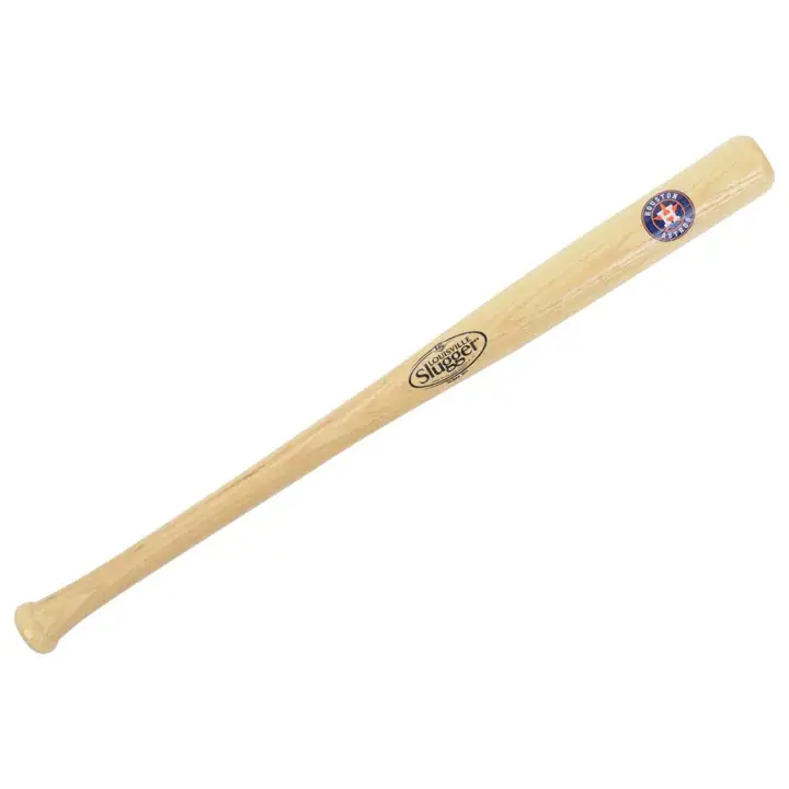 "Batte de baseball en bois naturel ASTROS 18'' nouveau logo"