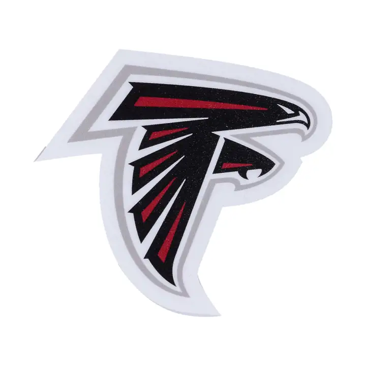 Autocollant découpé FALCONS 4x4 - Couleur noir/rouge