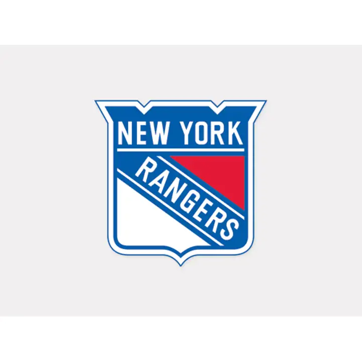 Autocollant découpé NY Rangers 4x4 - Couleur