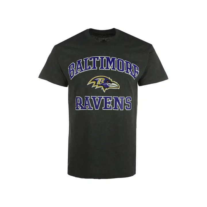 T-shirt Ravens NFL Cœur et Âme 13 gris