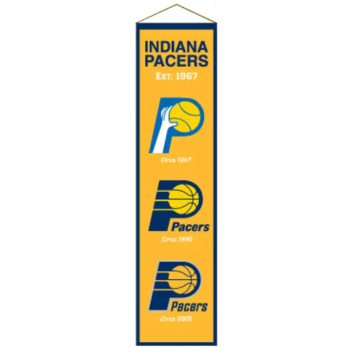 Bannières patrimoniales des Indiana Pacers gl