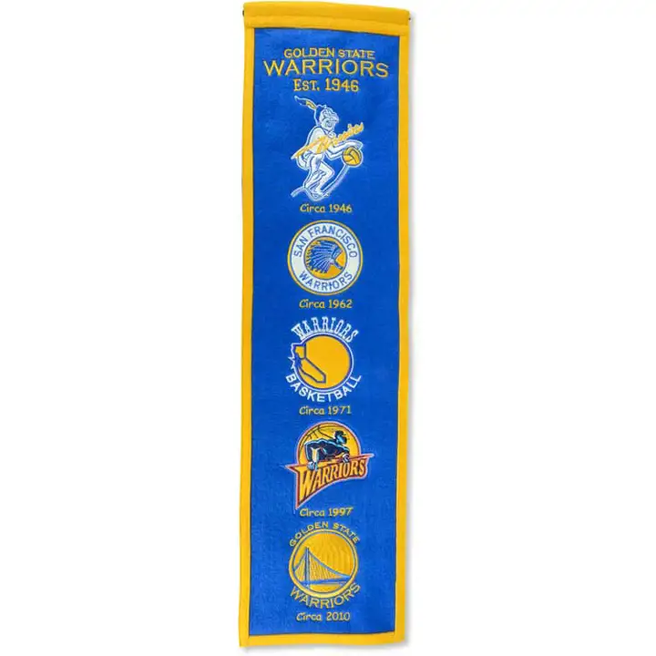 Bannières historiques des Golden State Warriors