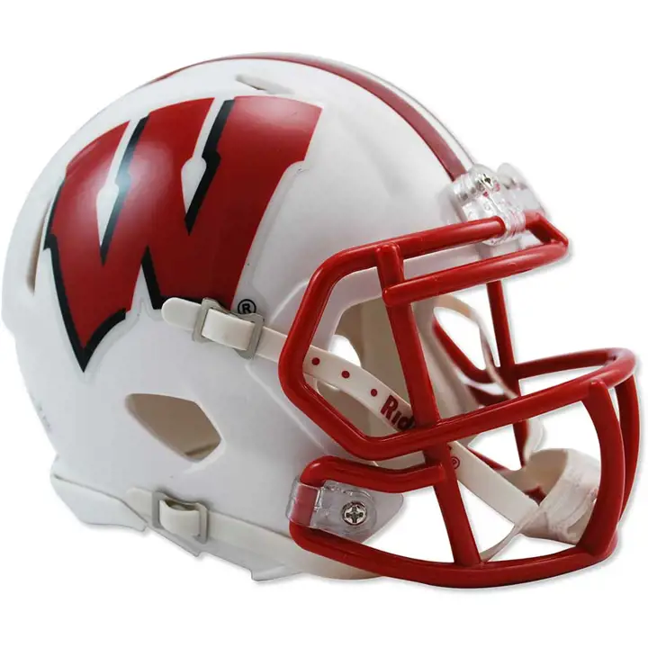 Mini-casque Wisconsin Speed blanc