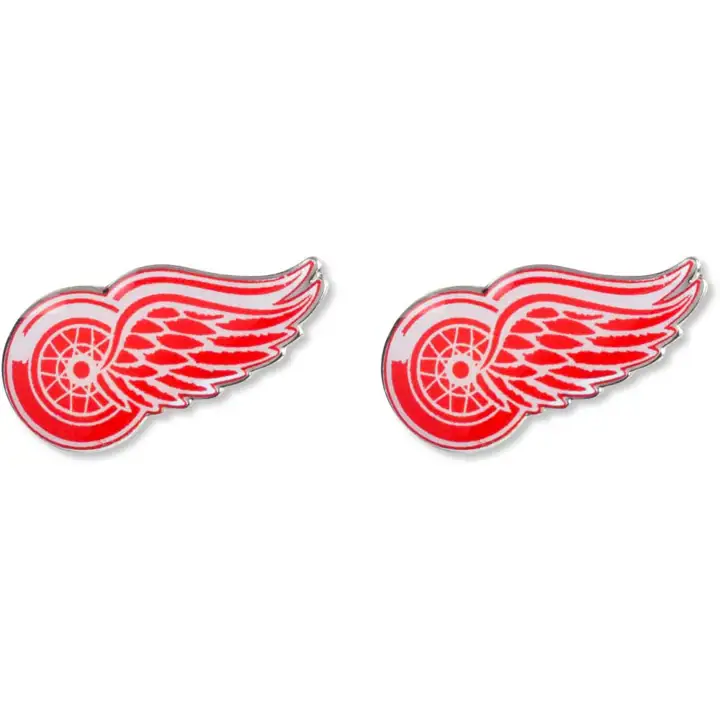 Boucles d'oreilles clous logo Red Wings Aminco