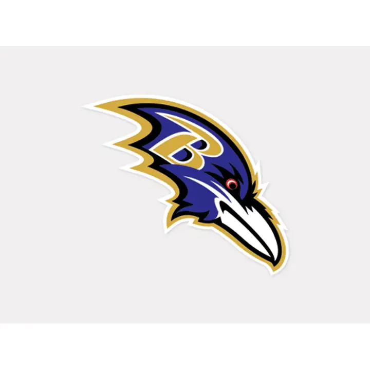 Décalcomanie découpée Ravens 4x4 - Couleur