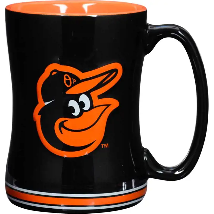 Chope en relief Orioles de 414 ml