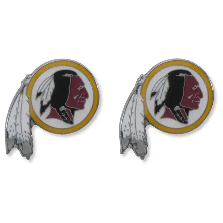 Boucles d'oreilles clous logo REDSKINS Aminco