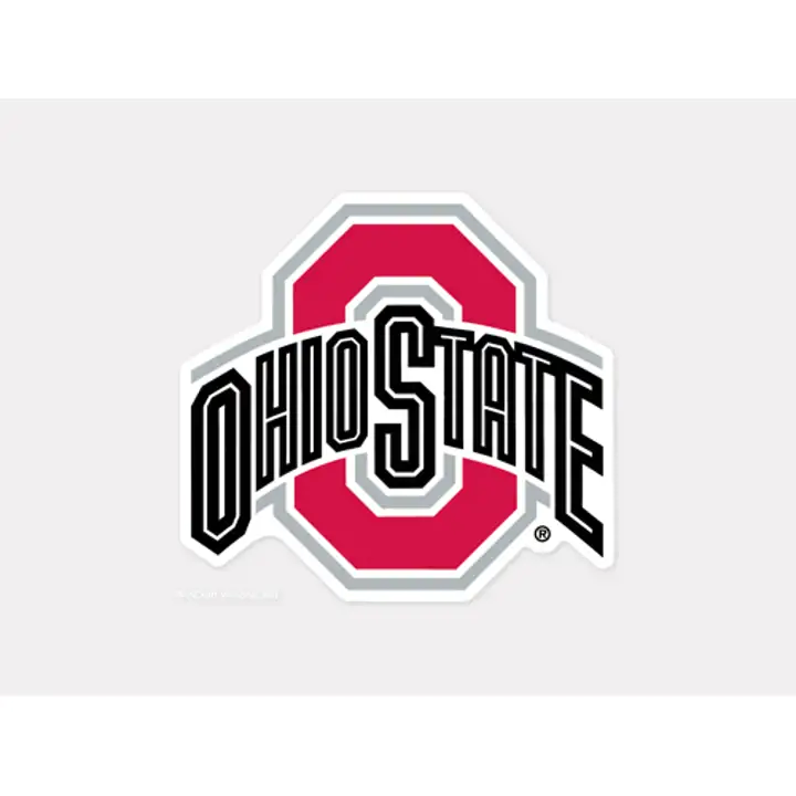Autocollant découpé Ohio State 4x4 - Couleur