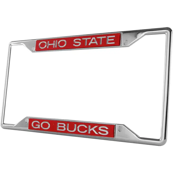 Cadre laser Ohio State - M/C Go Bucks rouge