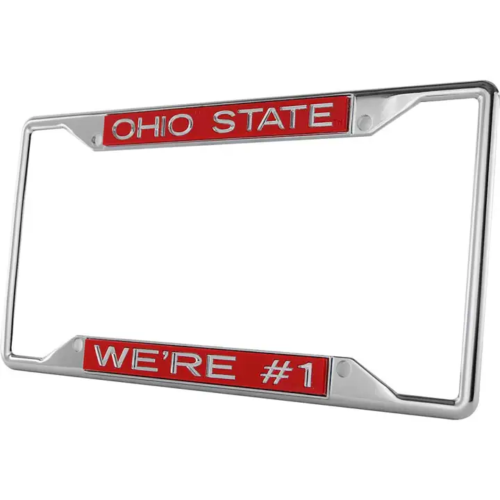 Cadre laser Ohio State - M/C Nous sommes les meilleurs en rouge