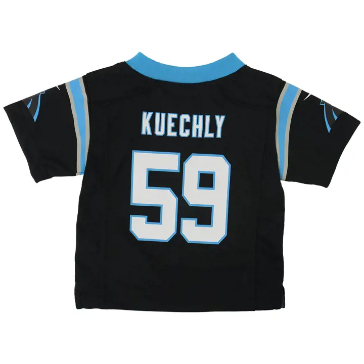 Maillot de match NFL Panthers pour bambin Kuechly noir